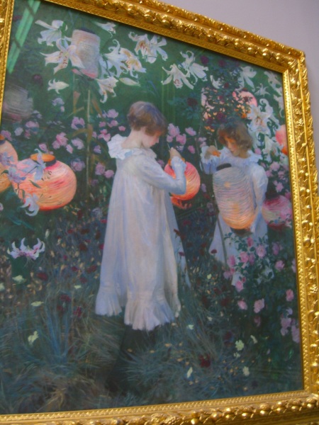 "Carnation, Lily, Lily,Rose" by John Singer Sargent at the Tate Britain