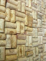 cork walls at Winery of the Little Hills St. Charles MO